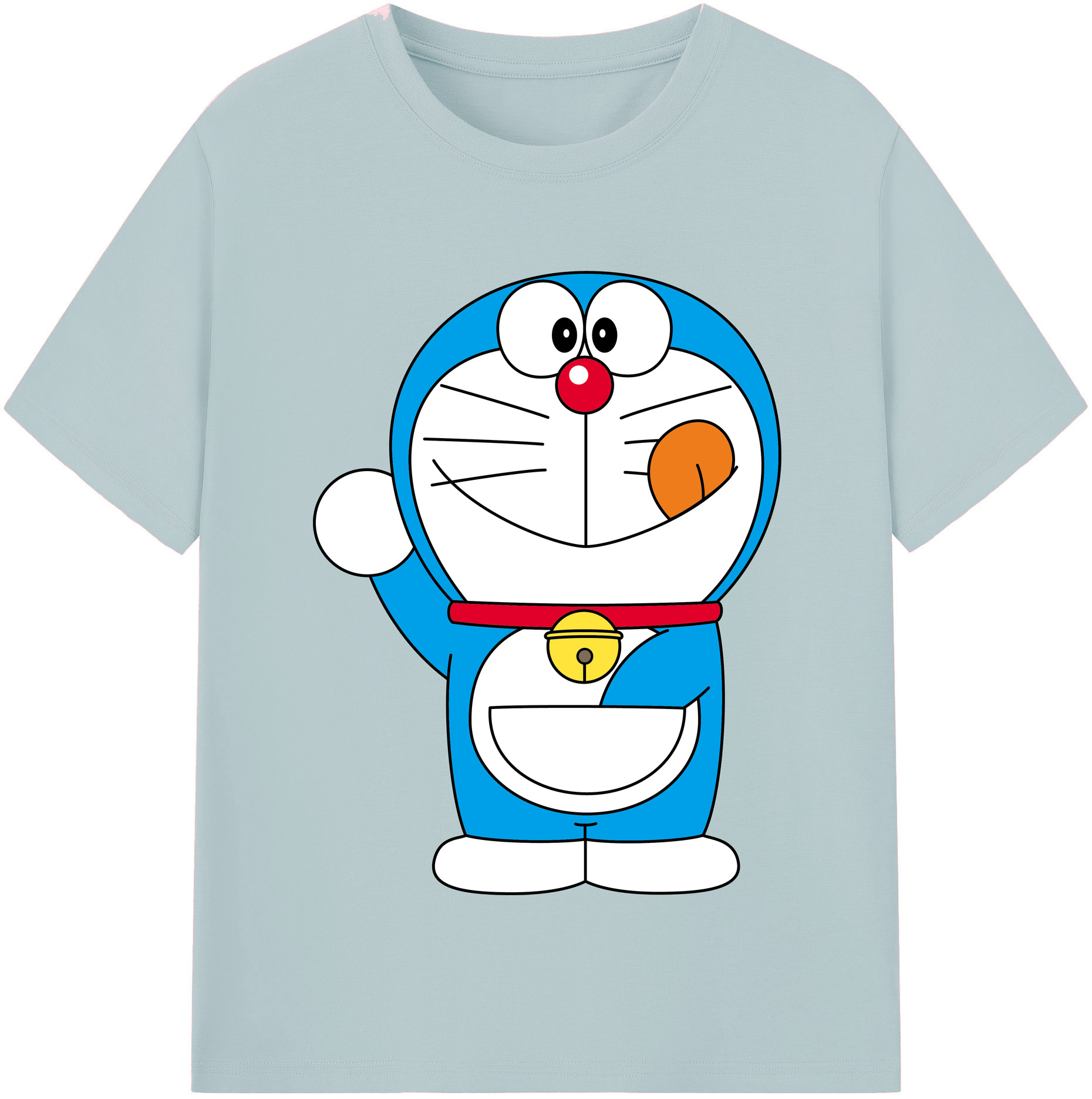 （画像用） ドラえもん Doraemon 綿100％半袖Tシャツ（フロントプリント）